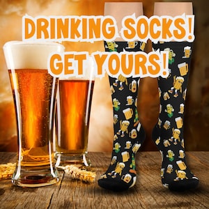 Funny Socks | Novelty Socks | Socks Gift Idea | Festive Socks | Gifts For Grandpa | Funny Gifts | Fishing Sock | funny dress socks for guys