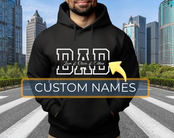 Sweats à capuche papa personnalisés, sweat à capuche papa