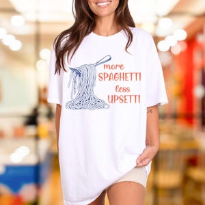 Spaghetti Shirt, lustiges Essen Shirt, Foodie Shirt, Essen Humor, lustiges Sprichwort T-Shirt, Dummes T-Shirt, Retro Grafik T-Shirt, Vintage Ästhetik