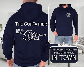 godfather proposal gift godfather sweatshirt custom godfather hoodie Baptism Gift for Godfather Keepsake Godfather Gift Idea uncle godfather