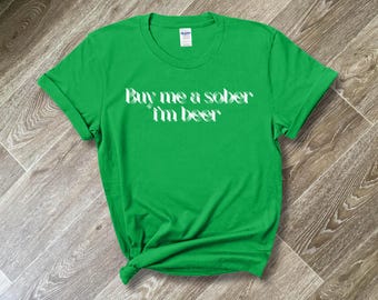 Saint Patrick's Day-shirt, shirt voor grappige paren, grappig drinkshirt, grappig St. Patrick's-shirt, shirt Lucky Shamrock, shirt Saint Paddys
