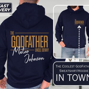 godfather proposal gift shirt personalized godfather gift idea first time dad gift for Godfather uncle custom godparent gift best godfather