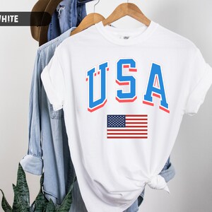 アメリカ国旗シャツ、独立記念日シャツ、ビッグアメリカTシャツ、アメリカコンフォートカラーシャツ、コンフォートカラーアメリカ国旗Tシャツ、アメリカコンフォートカラーTシャツ、アメリカシャツ