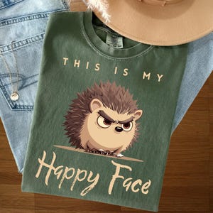 Hedgehog shirt hedgehog gift comfort colors oddly specific shirt gift introvert gift mental health shirt igel oversized shirt cute hedgehog