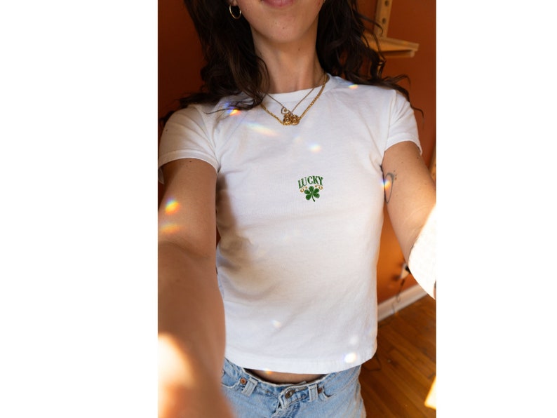 saint patricks day shirts, cute saint patricks day shirt,baby tee, y2k baby tee crop top, 
st patricks crop top , saint paddys shirt, 
lucky you crop top, 90s style shirt, saint patrick day shirt,
vintage shamrock shirt, shamrock top, lucky top