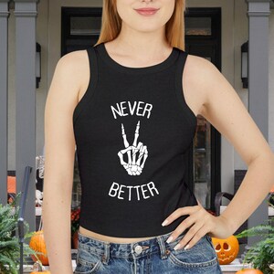 Skeleton Hand Tank Top, Skeleton Ribbed Tank top Skeleton Shirt, Horror Gift, Skeleton Rock Tee, Rock and Roll Shirt, Rock Festival tank top
