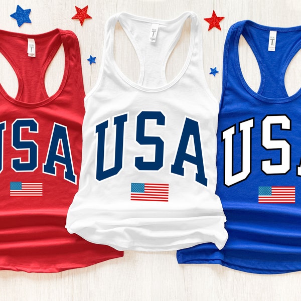 USA 4th of July Top & Bottom Set