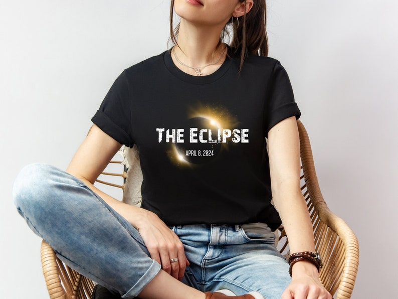 Eclipse 2024 Unisex Shirt, April 8 2024, USA Map, Path of Totality Tee