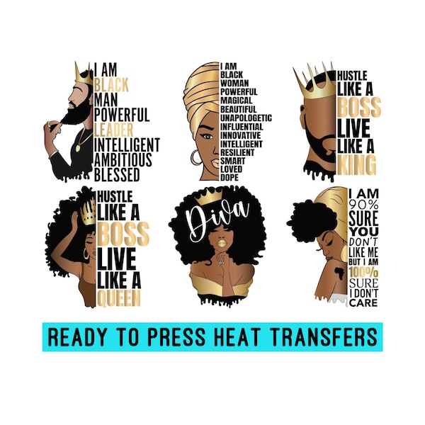 Dtf Transfer African American Women – Etsy