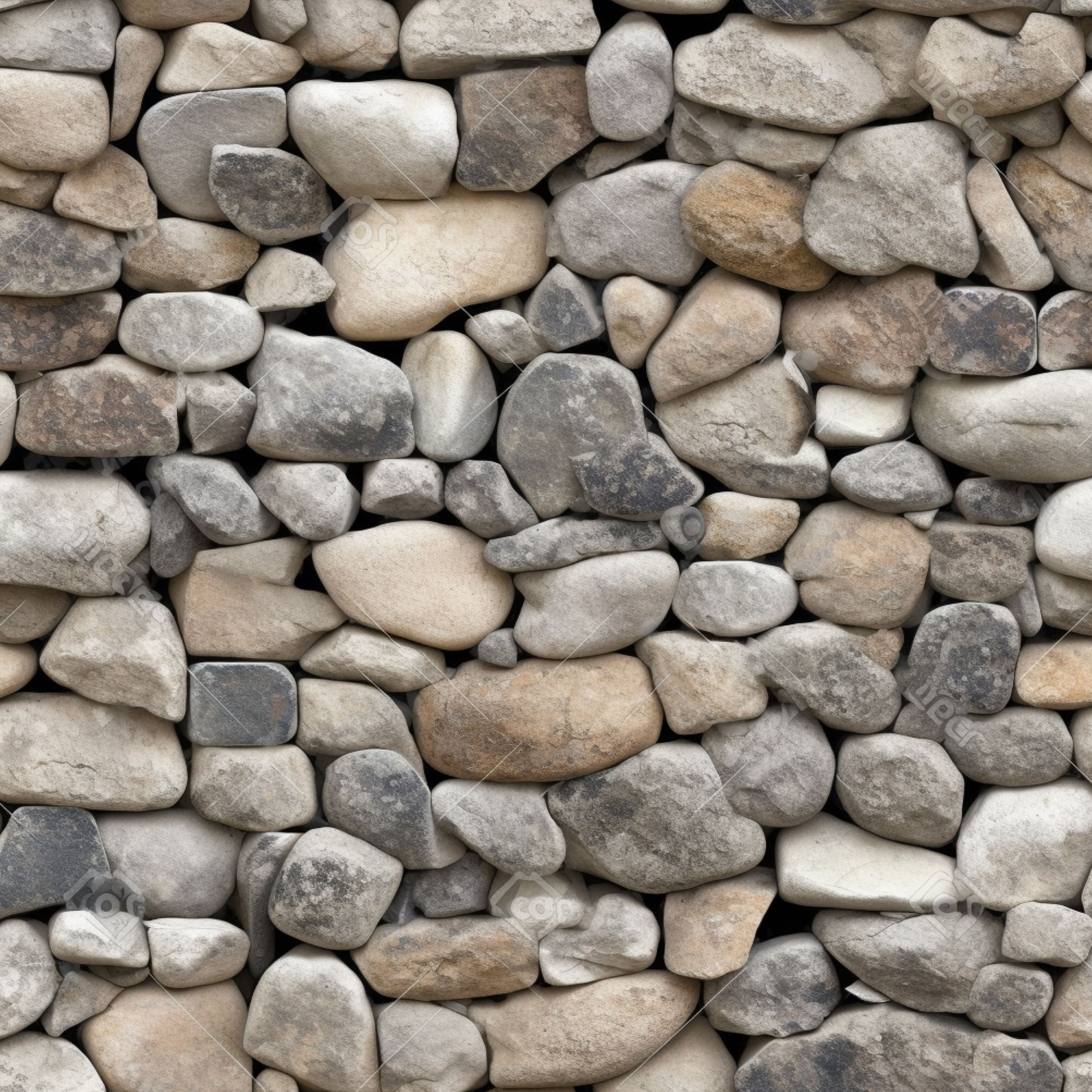 Rustic Wall Textures Brick, Stone, Board Seamless Patterns 12 X 12 JPEG