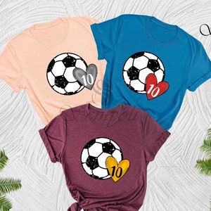 Personalized Soccer Mom Shirt, Soccer Mom Shirt, Soccer Game Day Shirt, Love Soccer Mom Shirt, Soccer Lover Game Day Shirt, Soccer Girl Tee