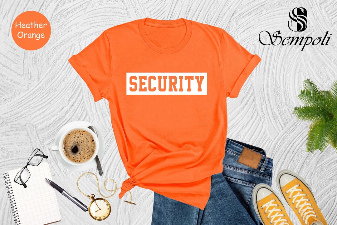 Security Shirt Security Staff Shirt Police Shirt Event Etsy