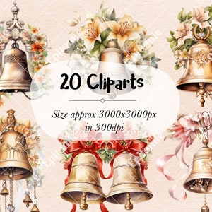 First Communion Bell Church Bell Clipart: Wedding Bell PNG, Christmas Bell, Catholic Baptism ...