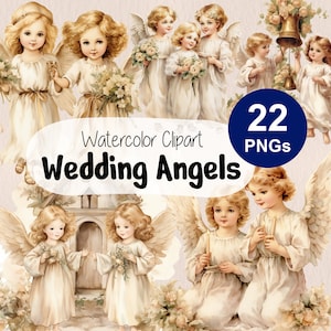 Wedding Angel Clipart, Cute Angel PNG, Wedding Prayers, Christian Wedding Clipart, Church Wedding, Religious Wedding Decor, First Communion