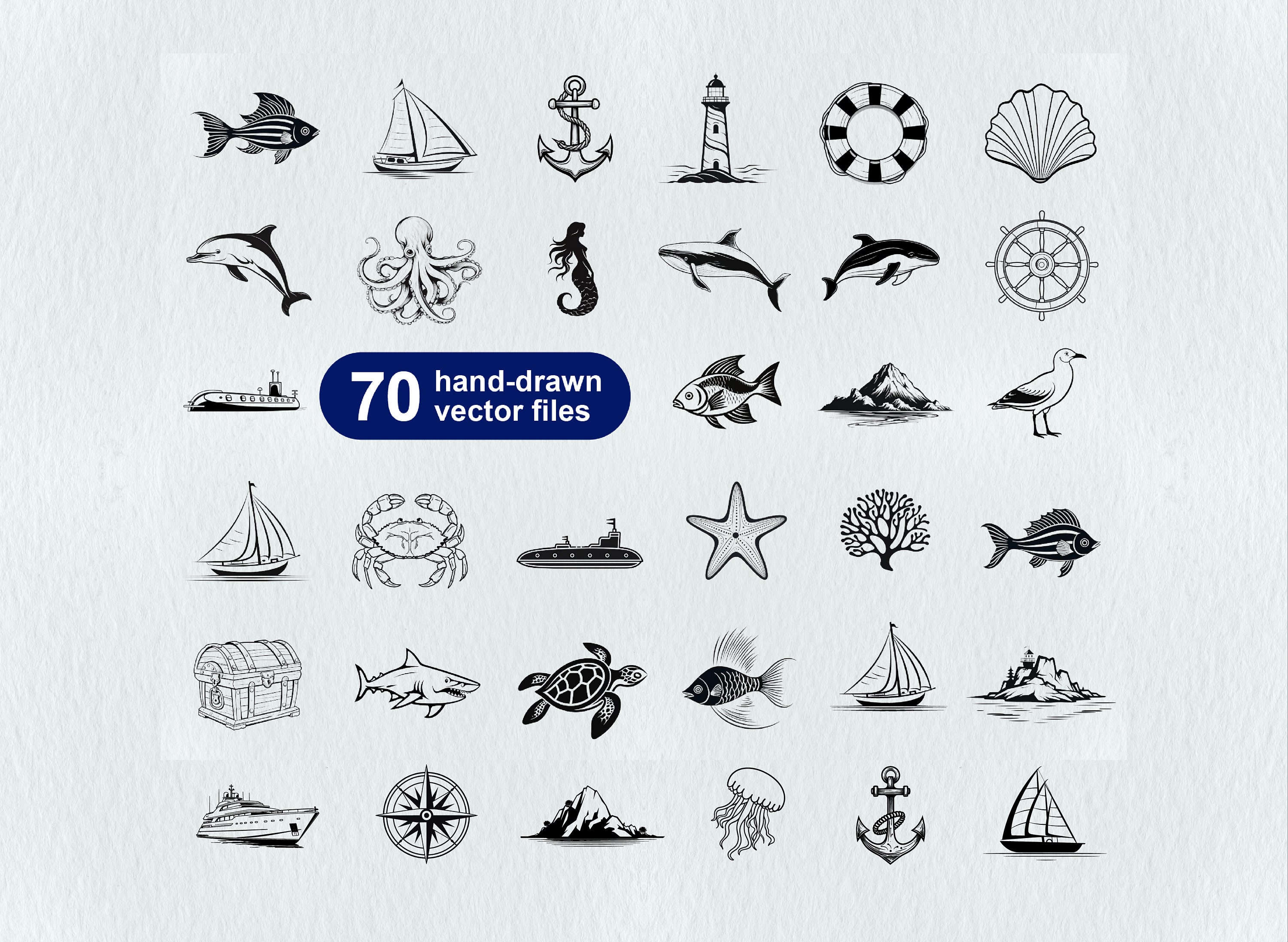 Life at sea svg ocean svg files for cricut sea life svg design sea