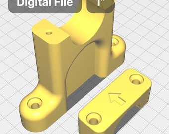 100 maten van 1" leidingsteunen - STL-bestanden voor 3D-printen | Verbeter je sanitaire installaties