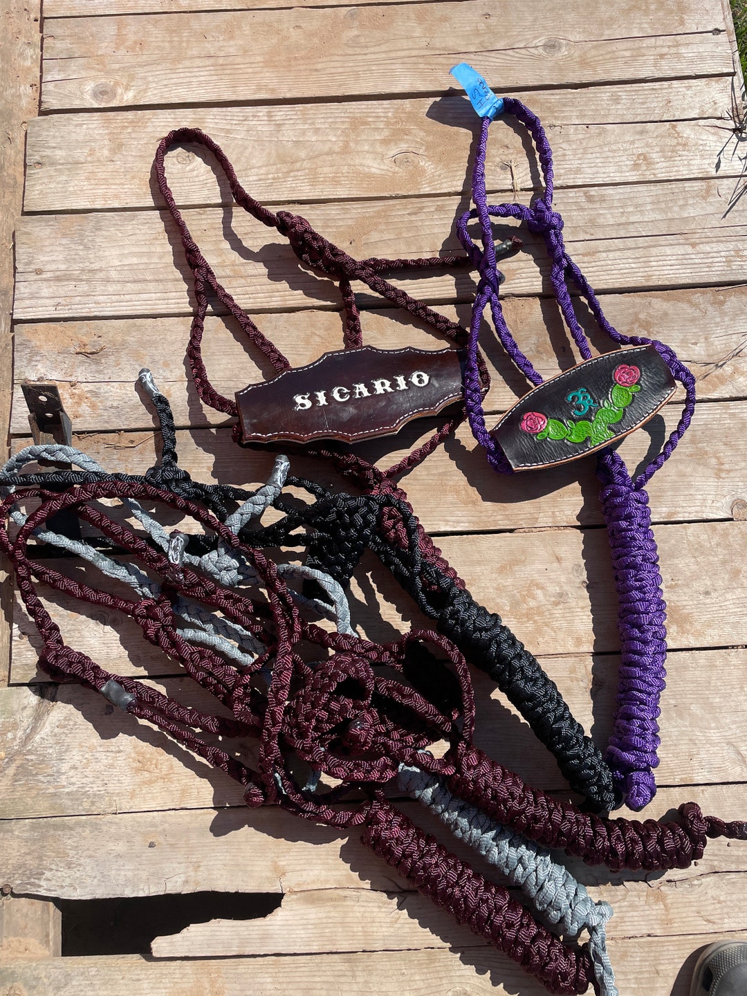 Halter, These Horse Halters Are Mule Tape With a Custom Personalized