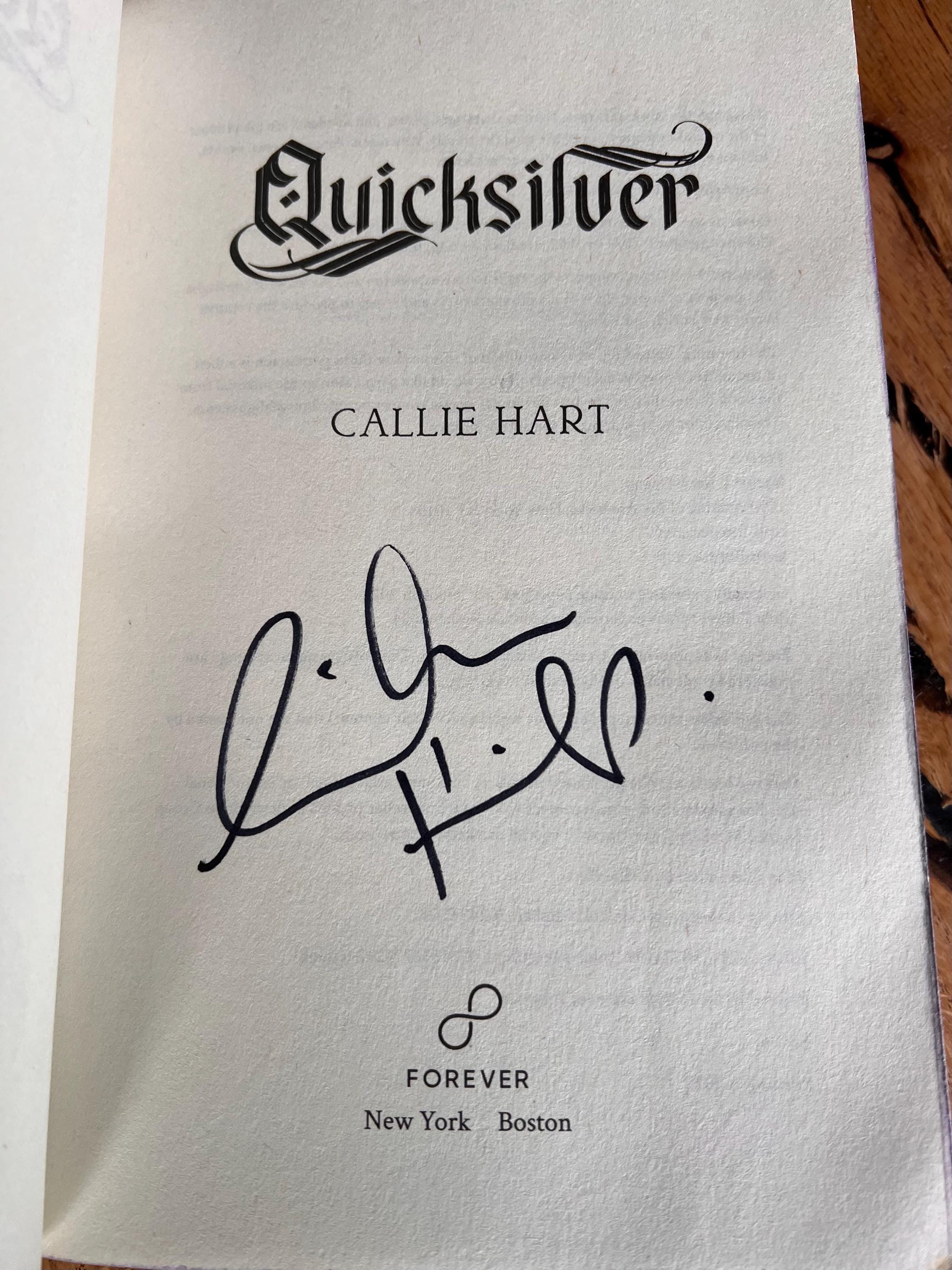 Quicksilver **AUTHOR Signed**(hand-painted Edge) - Etsy