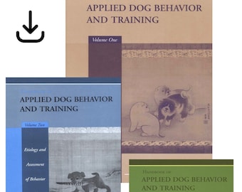 Handbook of Applied Dog Behaviour and Training, Positive Reinforcement Dog Training, Dog Training Techniques, Dog Training Methodologies