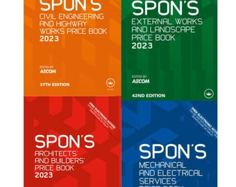 SPONS Price Books Online, SPON'S Price Books, Spons Electrical Price Book, Spon's 2023 Books Online, Spons Architect, Spon's Landscape Book