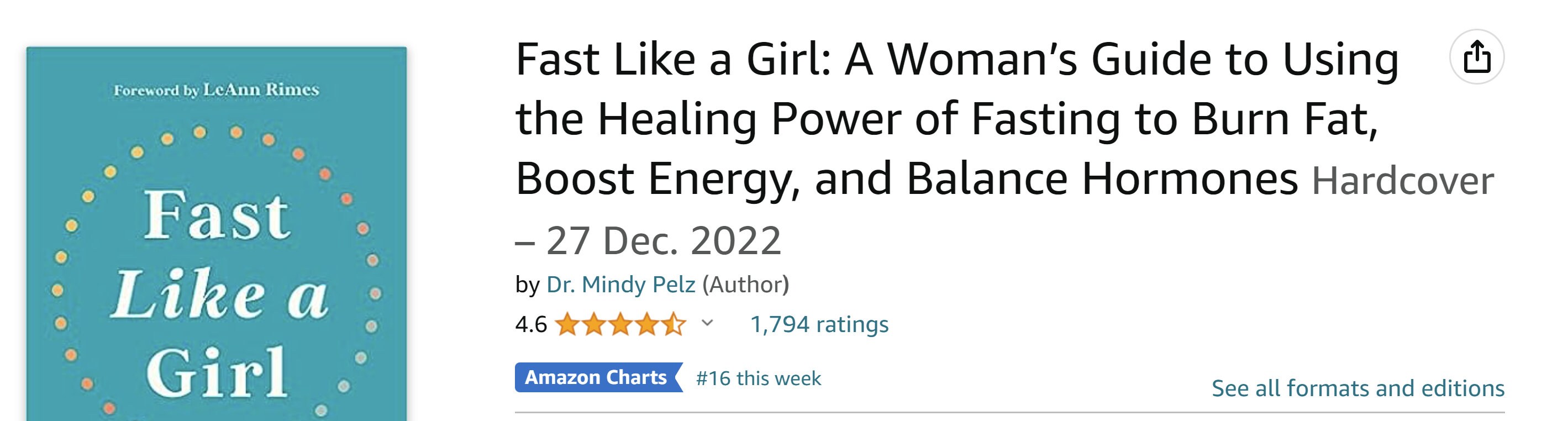 Fast Like a Girl Menopause Reset Dr Mindy Pelz, Boost Energy