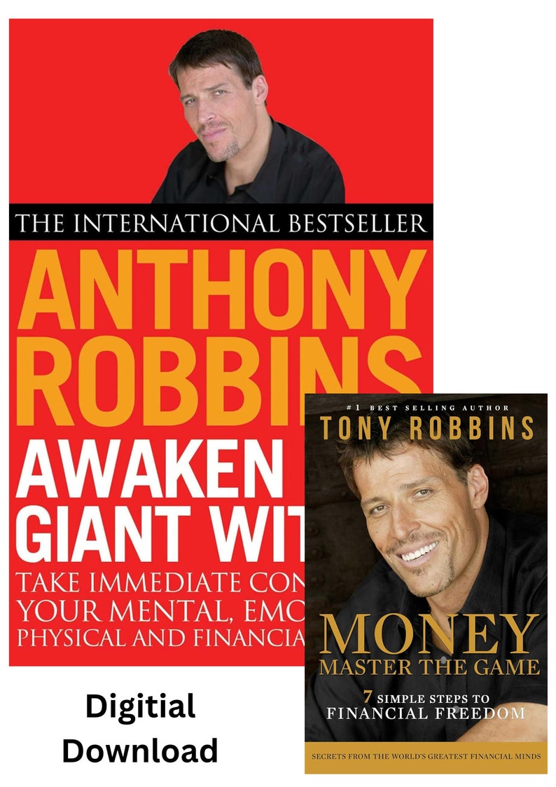 Tony Robbins Books Awaken The Giant Within Money Master The Game Tony robbins books awaken the giant within money master the game