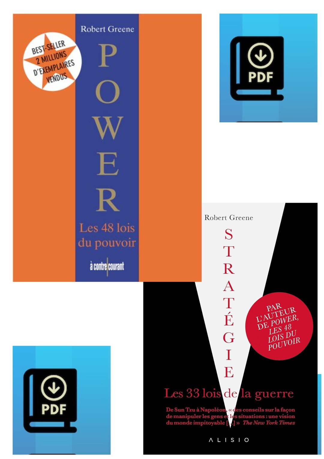 Les 48 Lois Du Pouvoir, Les 33 Stratégies De La Guerre, Robert Greene 48 Lois Du Pouvoir Et 33