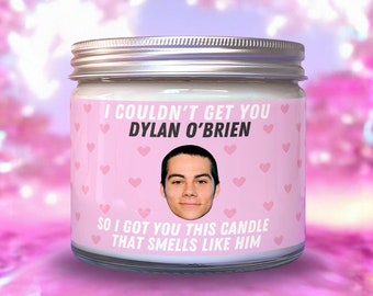 Dylan O'Brien Scented Soy Wax Candle: Funny Novelty Gift
