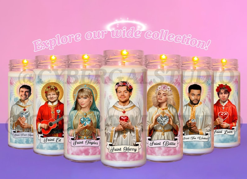 Saint Cillian Murphy Prayer Scented Candle 8 Oz Fandom Inspired Soy Wax