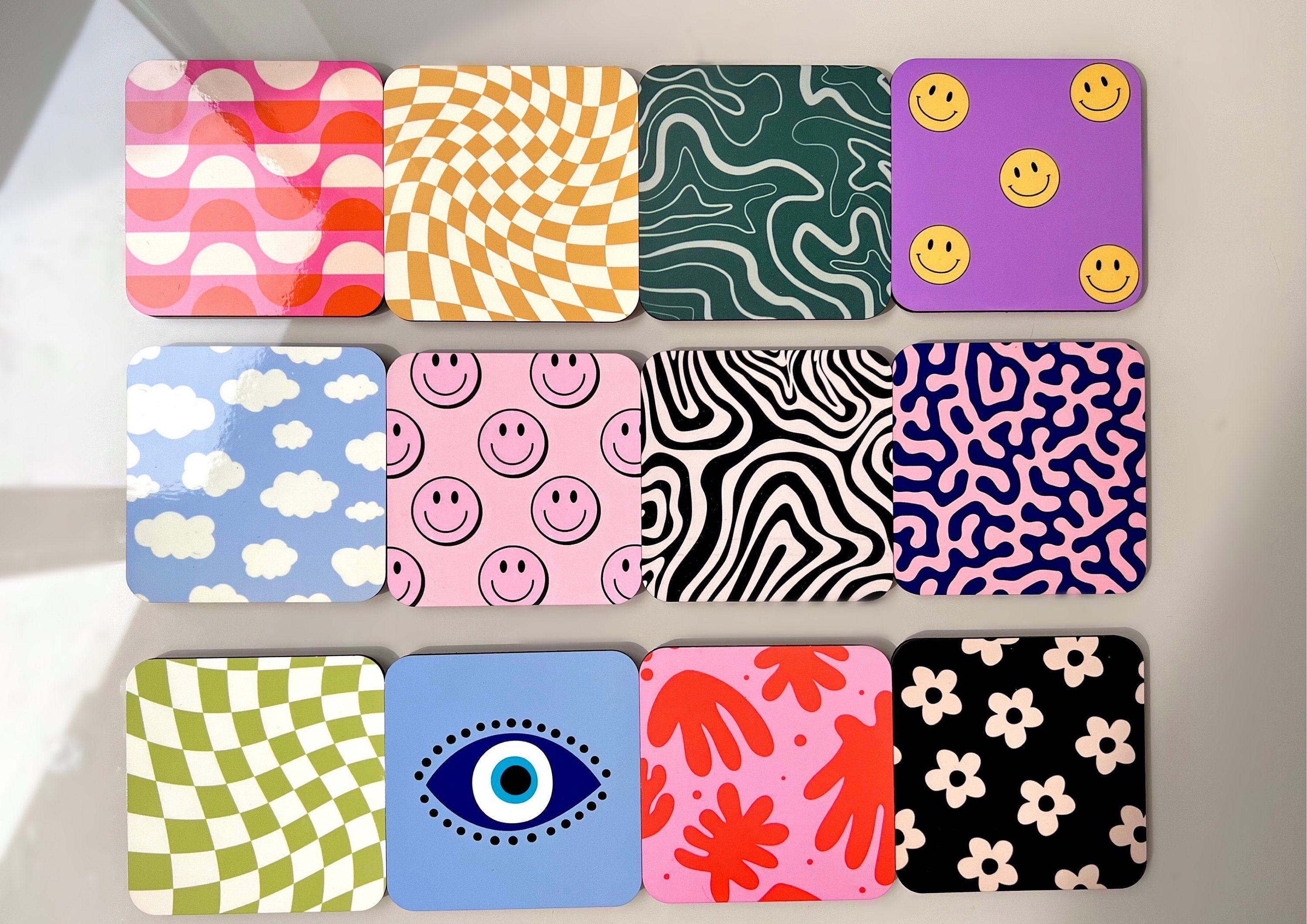 Funky Cork Coasters: Groovy Home Decor