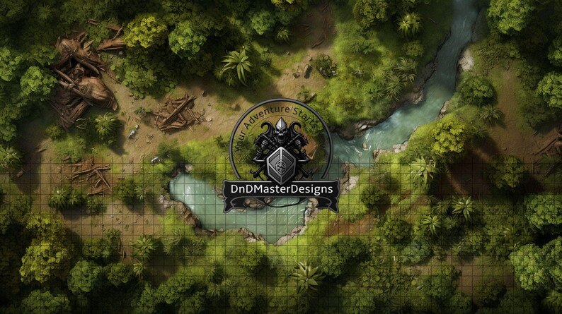 Jungle Battle Map Bundle: 15 RPG Maps for Dnd Roll20, Foundry VTT - Etsy