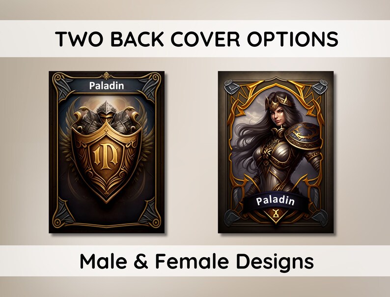 Dnd Spell Cards, Paladin D&amp;D Spellbook Bundle, Dungeons and Dragons ...