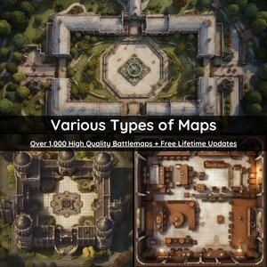 1000+ Castle Battle Maps: Fort RPG Maps for Dnd, Roll20, Foundry VTT - Etsy