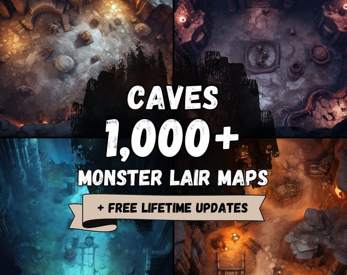 Golden Caves 4k Battlemap: 20x20 Dnd Digital Map (VTT) - Etsy Canada