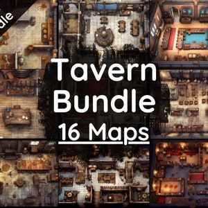 16 D&D Digitale Map Map, 16 D&D Digitale Map, Dungeons and Dragons Map, Fantasy Maps, Roll20 Map, Fantasy Maps, Gießerei