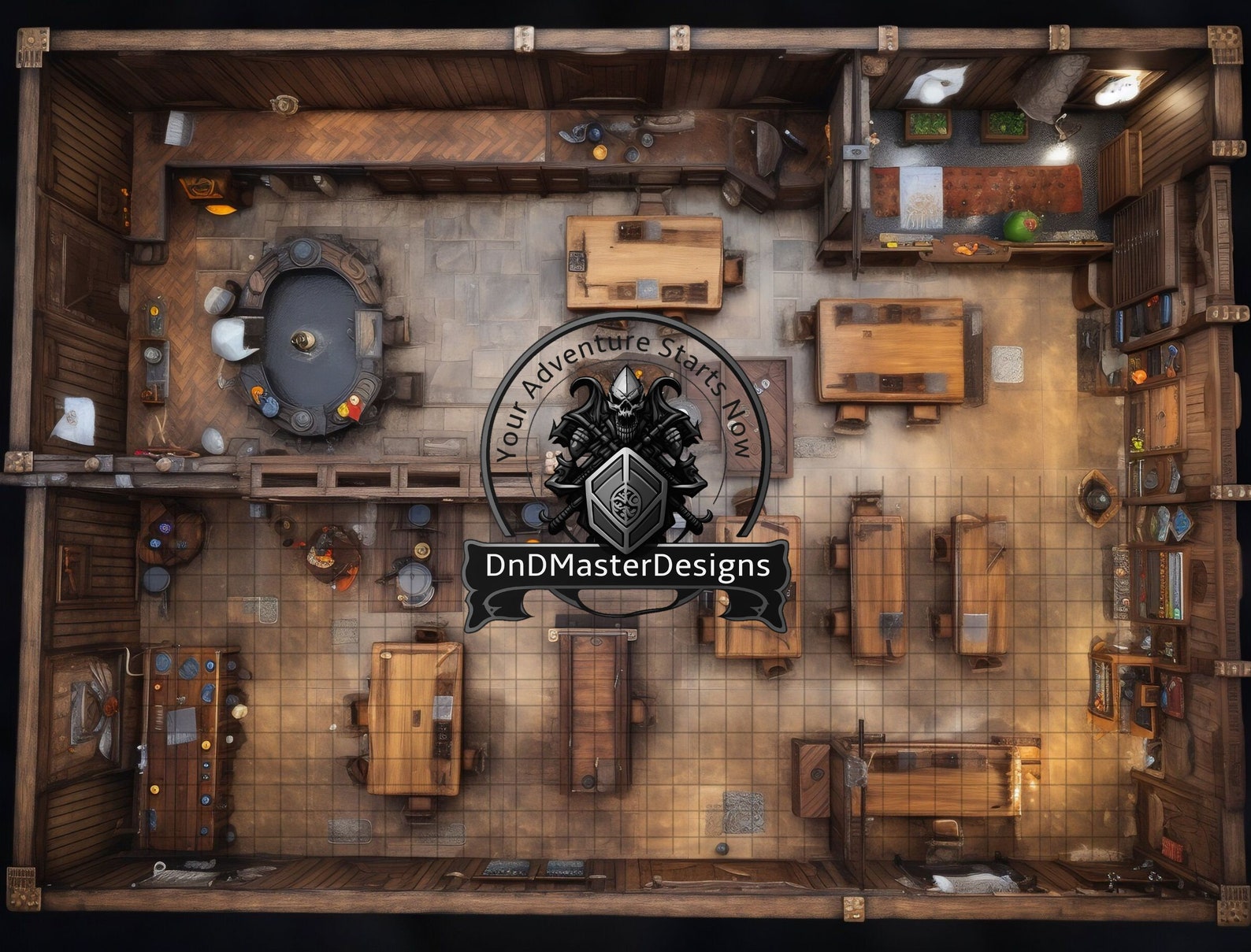 DnD Starter Battle Map Bundle, 15 D&D Battlemaps, Dungeons and Dragons ...