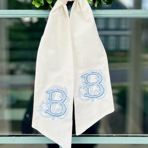 Custom Wreath Sash