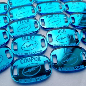 Personalised Footy Shoe Charm, Custom Football Gift, Footy Team Gift, Football Coach Gift, Australian Rules Football Charm