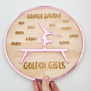 Gymnastics Coach Gift, Multi Design Options, Gymnastics Team Gift, Gymnastics Appreciation Present