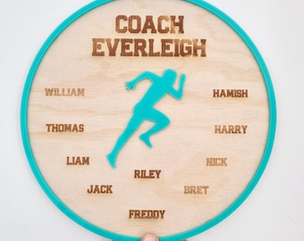 Track Athletics Coach Gift, Track and Field Team Gift, Athletics Appreciation Present