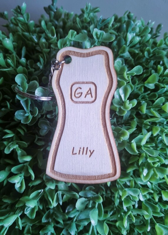 Netball Dress Keyring, Personalised Keychain, Netball Gift