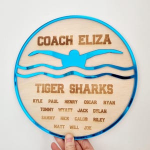 Swimming Coach Gift, Swim Coach, Swim Team Gift, Swim Appreciation Present