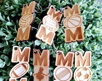 Mama Sport Schlüsselanhänger, Netzball Mama, Footy Mama, Fußball Mama, Tanz Mama, Basketball Mama