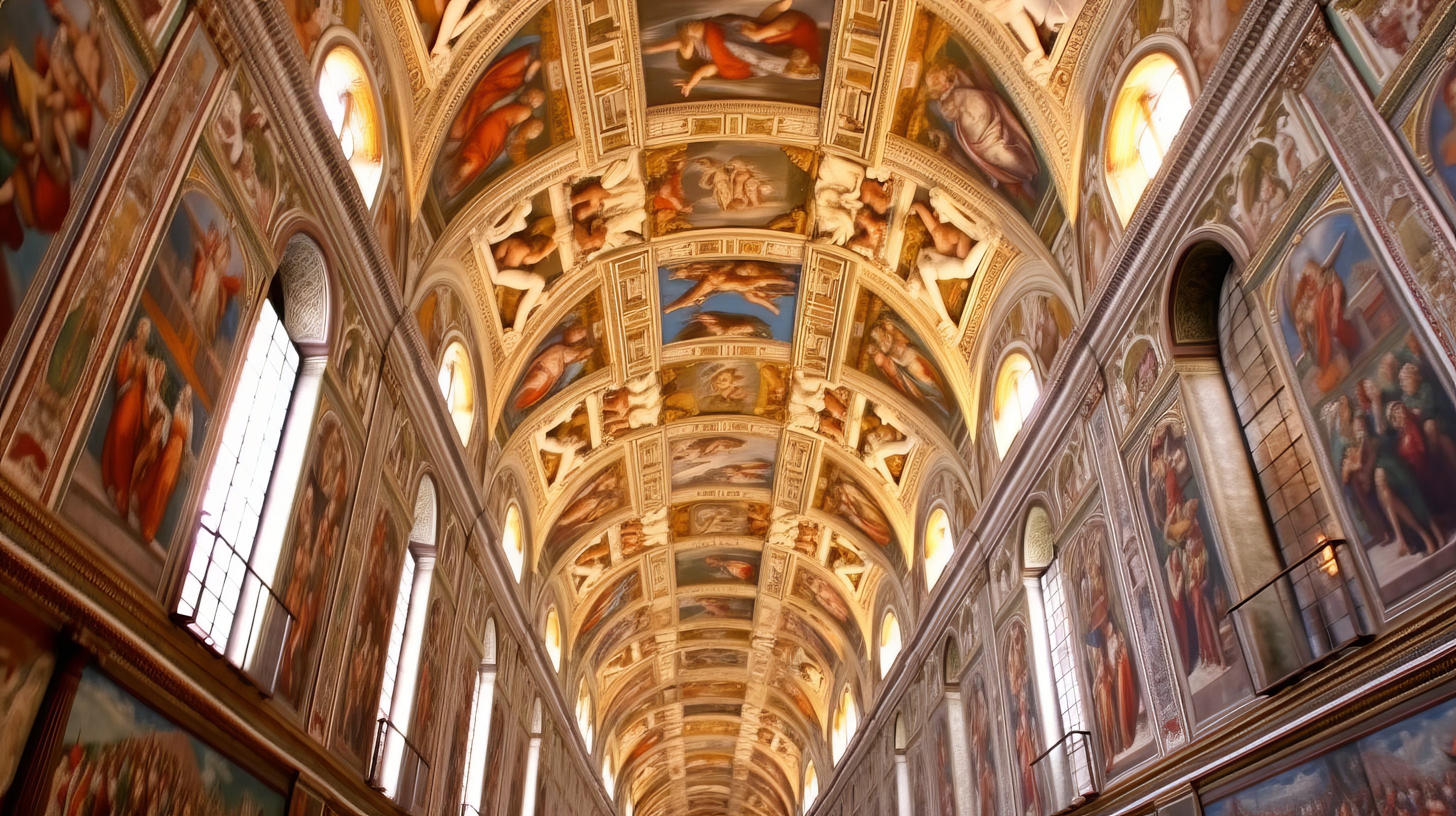 The Sistine Chapel Print Vatican City Art Watercolor Digital Art Oil ...