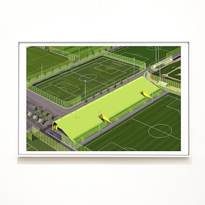 Football Pitch  - Wall Art