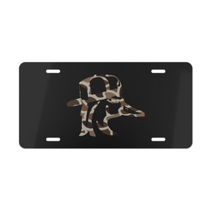 Old School Camo &quot;Redneck Duck&quot; License Plate, Vanity Plate, Tag, Gifts for Him, Truck Car Tag