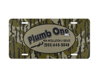 Custom Mossbark Camo mit Logo-Nummernschild