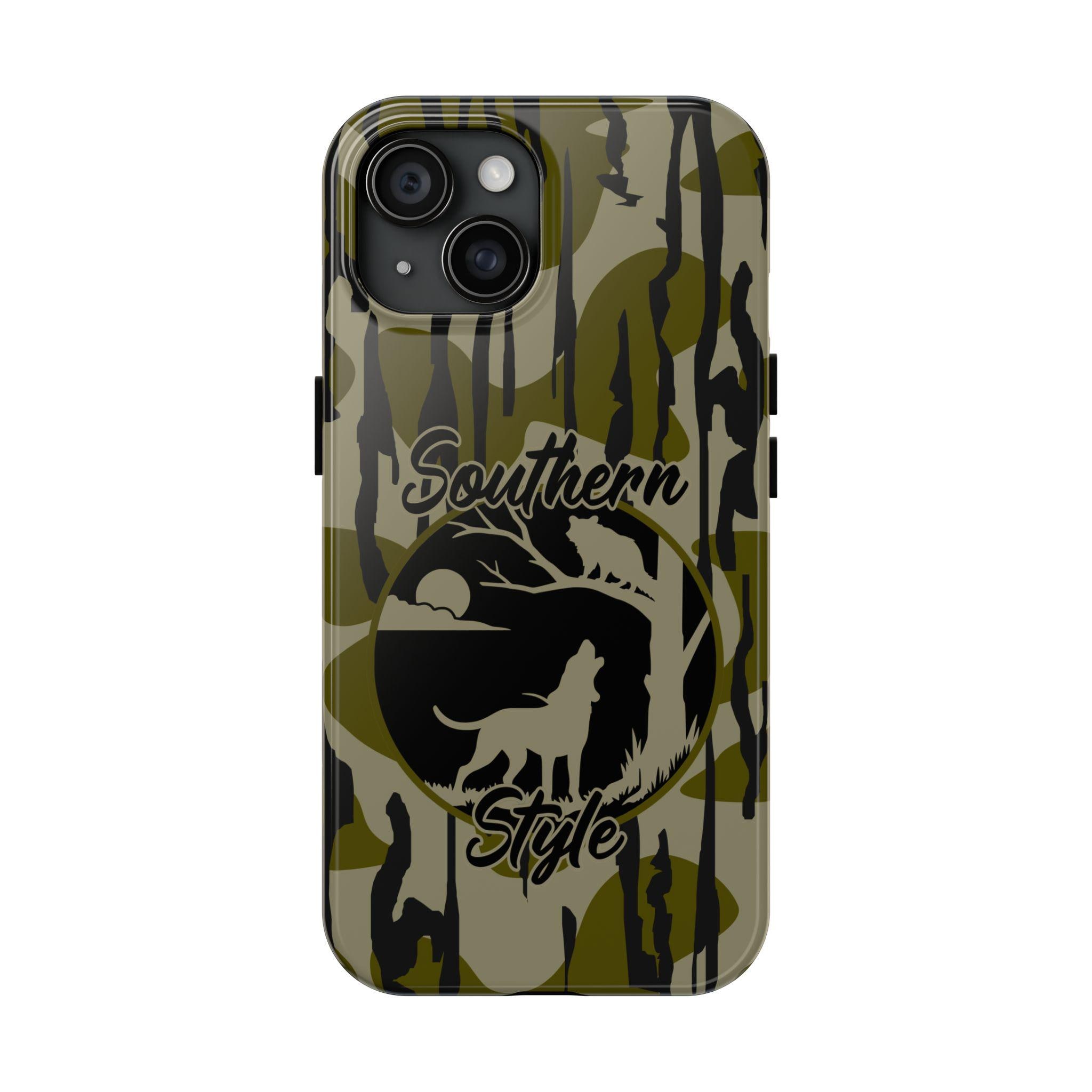 MossBark Camo "Southern Style" Raccoon Hunting Tough Phone Case, Coon Hunting, Gifts for Him, Hunting Gifts