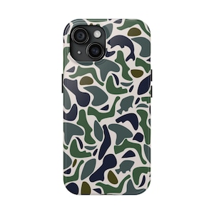 Angeln Camo Tough Handyhülle, Angeln Geschenke, Geschenke für ihn, Geschenke für sie