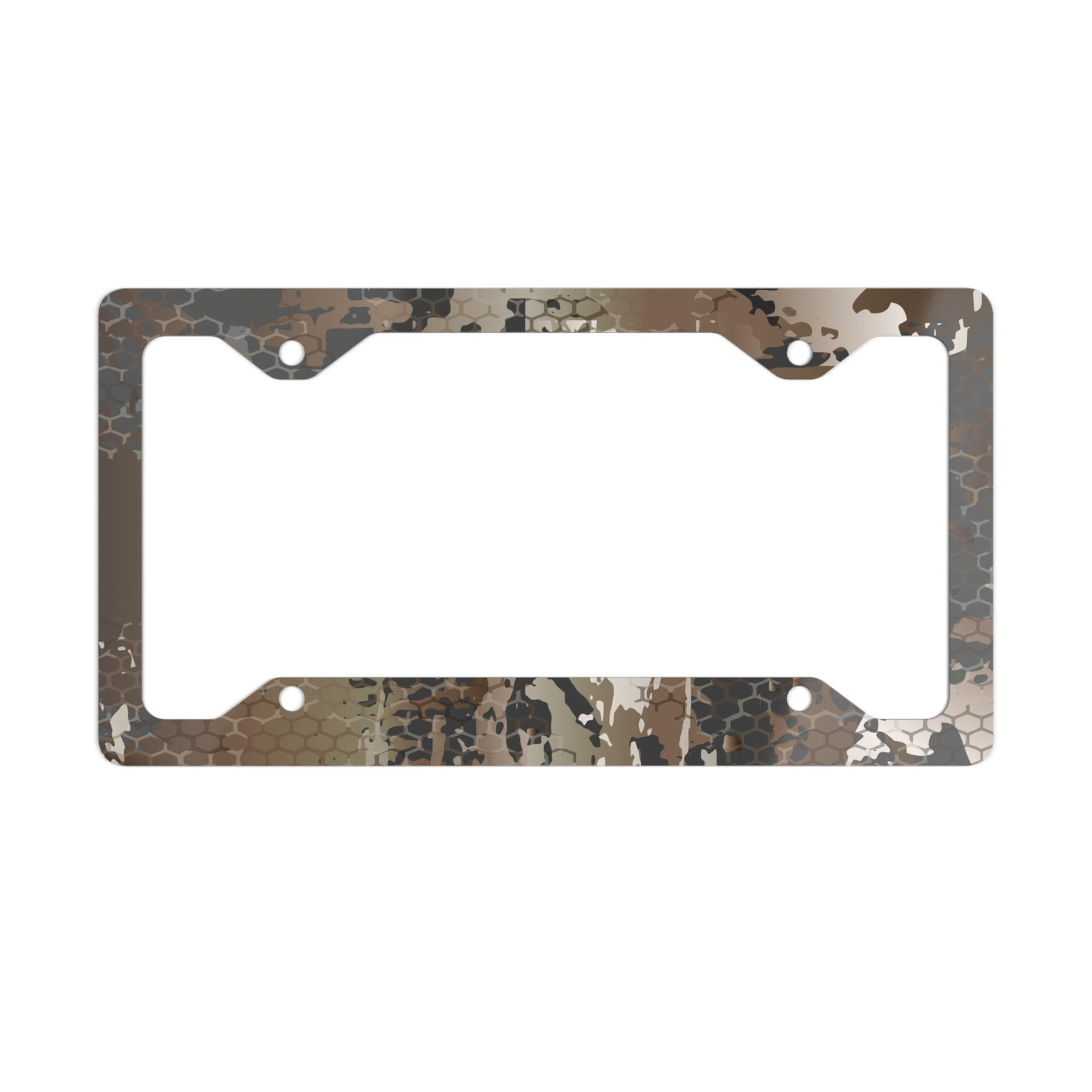 Timber Duck Camo Metal License Plate Frame, Duck Hunting, Gifts for Him, Hunting Gifts